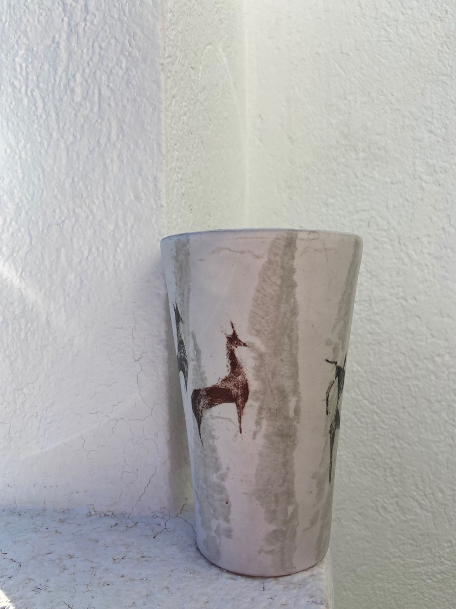 Ceramic vase, Austruy 60s