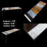 Ceramic coffee table <<< Sun >> by Roger Capron