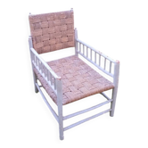 Fauteuil bois cordé