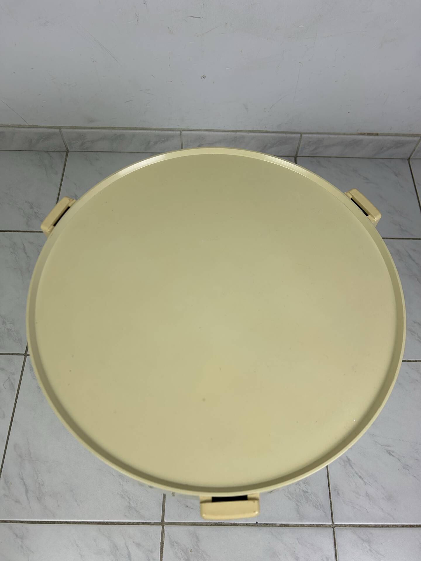 Vintage space age trolley side table