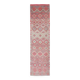 Vintage Turkish Hand-Knotted Wool Cotton Pink Runner 83x324