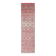 Vintage Turkish Hand-Knotted Wool Cotton Pink Runner 83x324