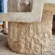 Table basse en travertin magnussen ponte
