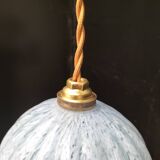 Clichy blue glass pendant light