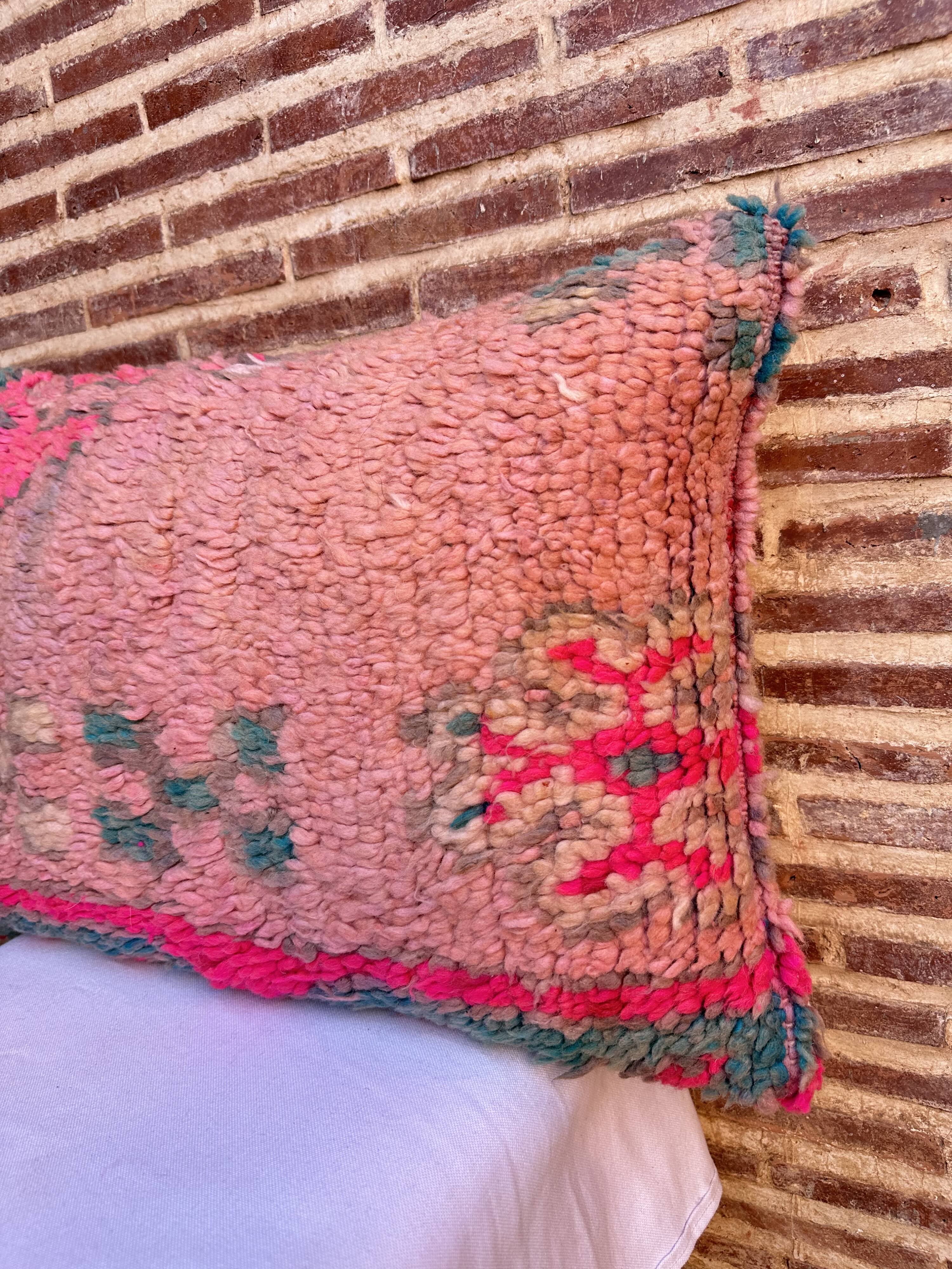 Beautiful vintage Berber Kilim cushion from Morocco