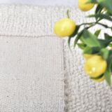 2x7 Neutral White Handmade Moroccan Runnner Rug, 66x216Cm