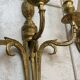 Paires d'appliques bronze Louis XVI