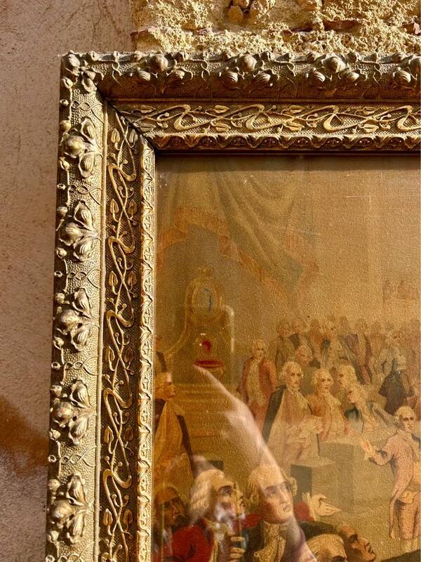 Framed reproduction of the Tennis Court Oath