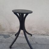 Curved wood table