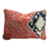 Vintage Berber wool cushion cover: Moroccan Kilim cushion