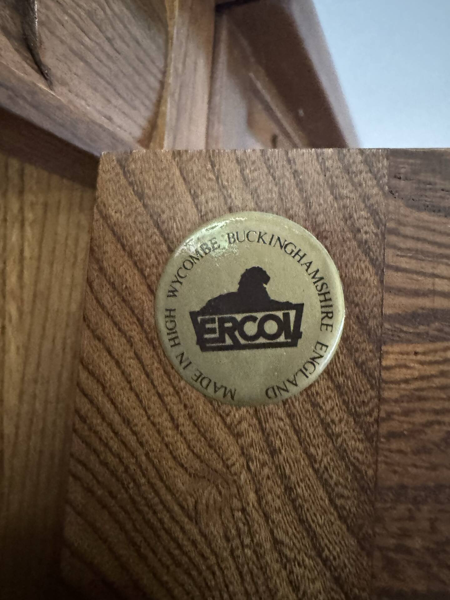 Ercol library cabinets storage England in elm