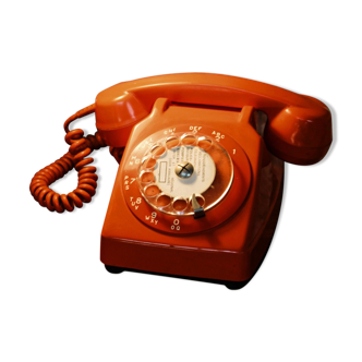 Vintage orange phone 70s
