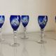Carafe et 6 verres - verre taillé