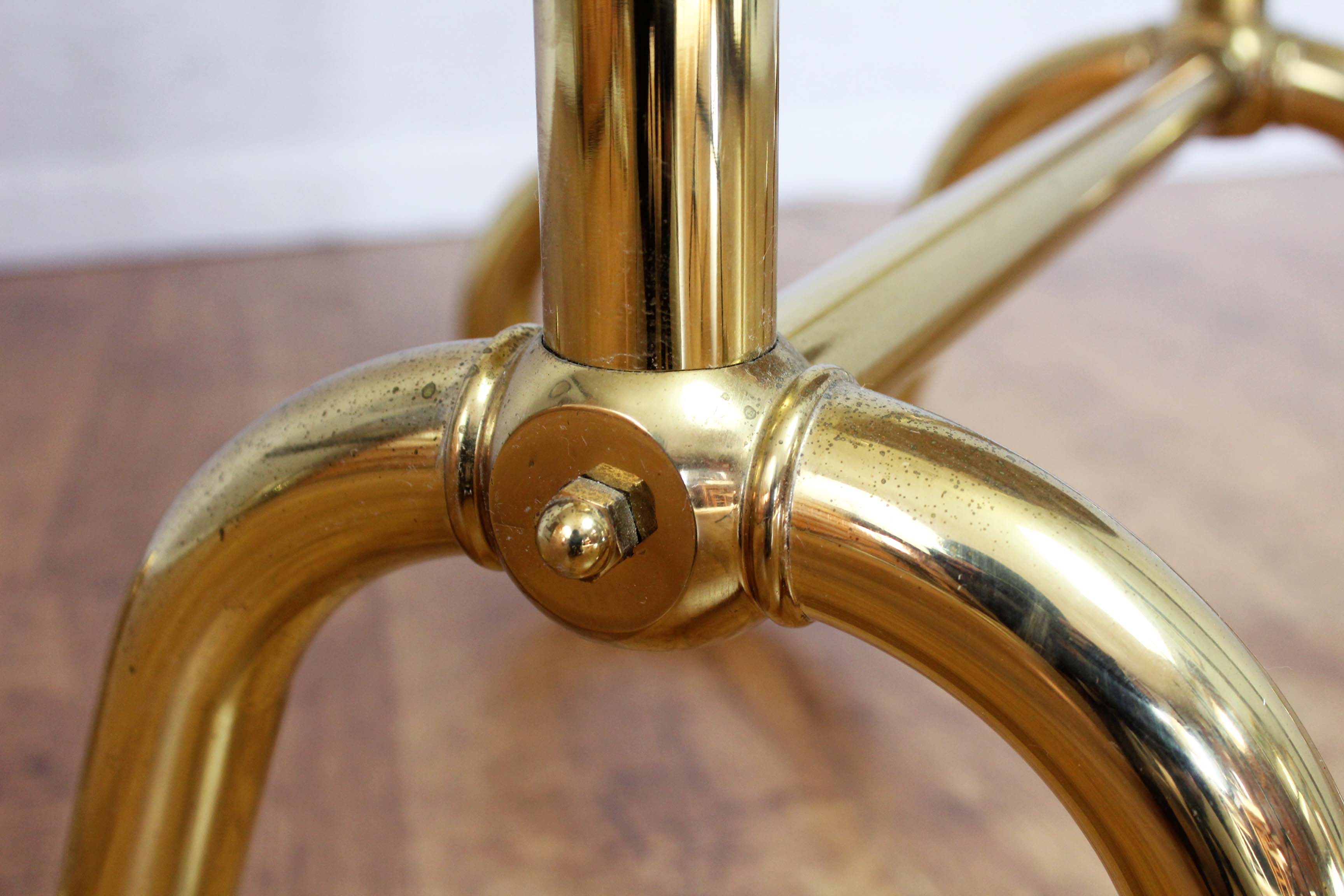 Brass psyched mirror 160x29cm