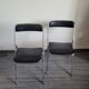 Paire de chaises pliantes skaï 70s