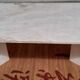 Table basse vintage en marbre de carrare