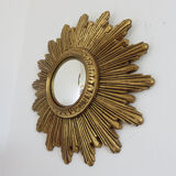 Sun mirror 60s 70s 25x25cm