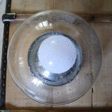 Designer ceiling light in bubble glass