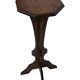 Vintage Plant Stand Side Table Oak Design minimalist