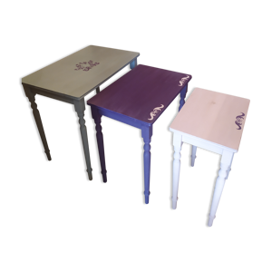 Lot 3 tables gigognes
