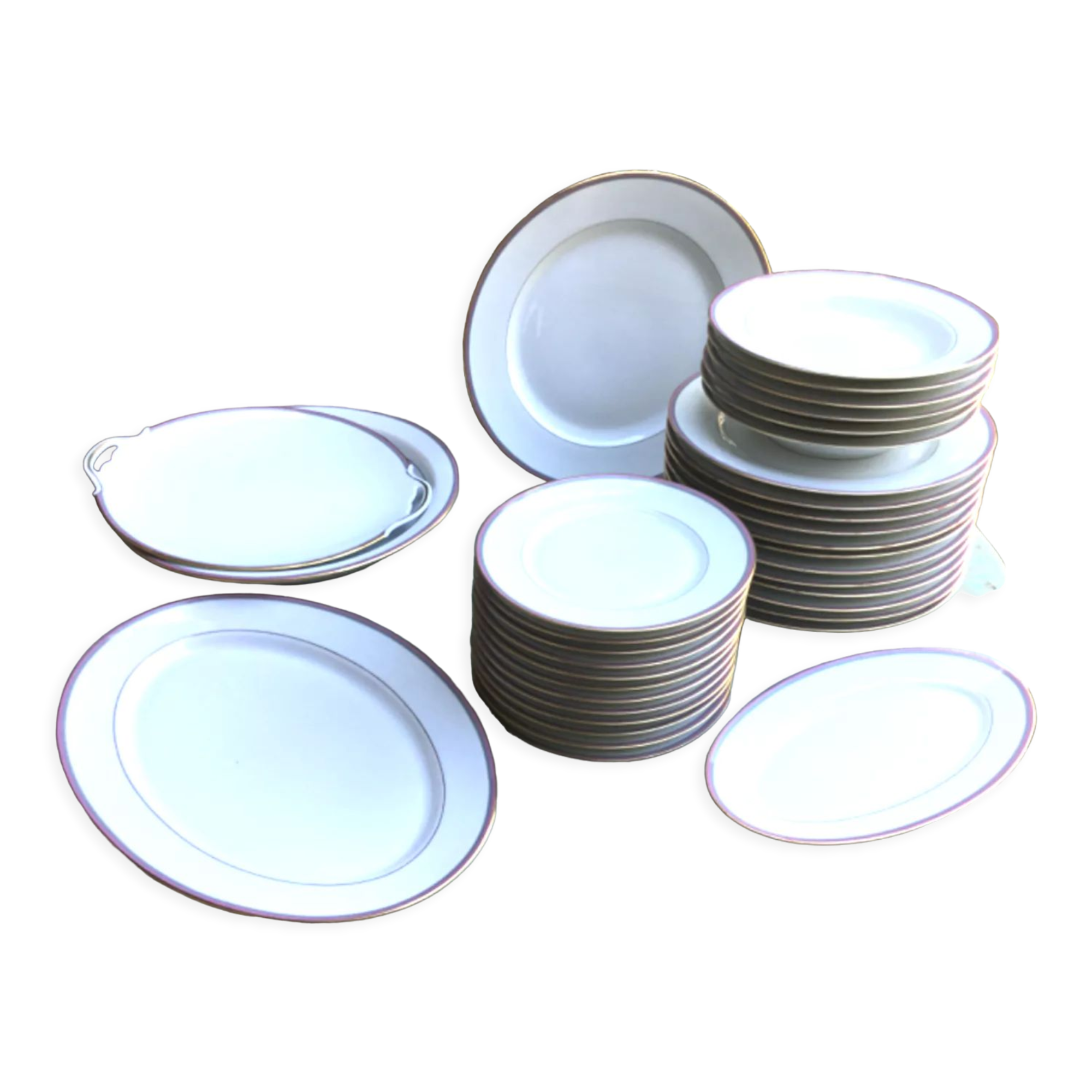 Service de table en porcelaine de limoges, Jammet Seignolles