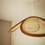 Suspension canvas and bamboo