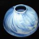 Tharaud Limoges Marbryne Blue Vase