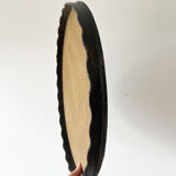 Set of 3 large vintage patinated wooden trays