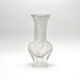 Brutalist Vase Ingrid Glashütte 3085 Transparent Glass 70s