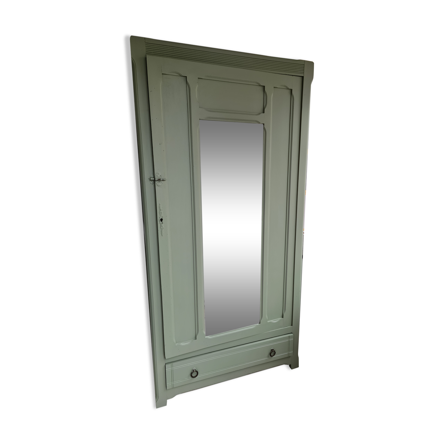 Grey green parisian wardrobe