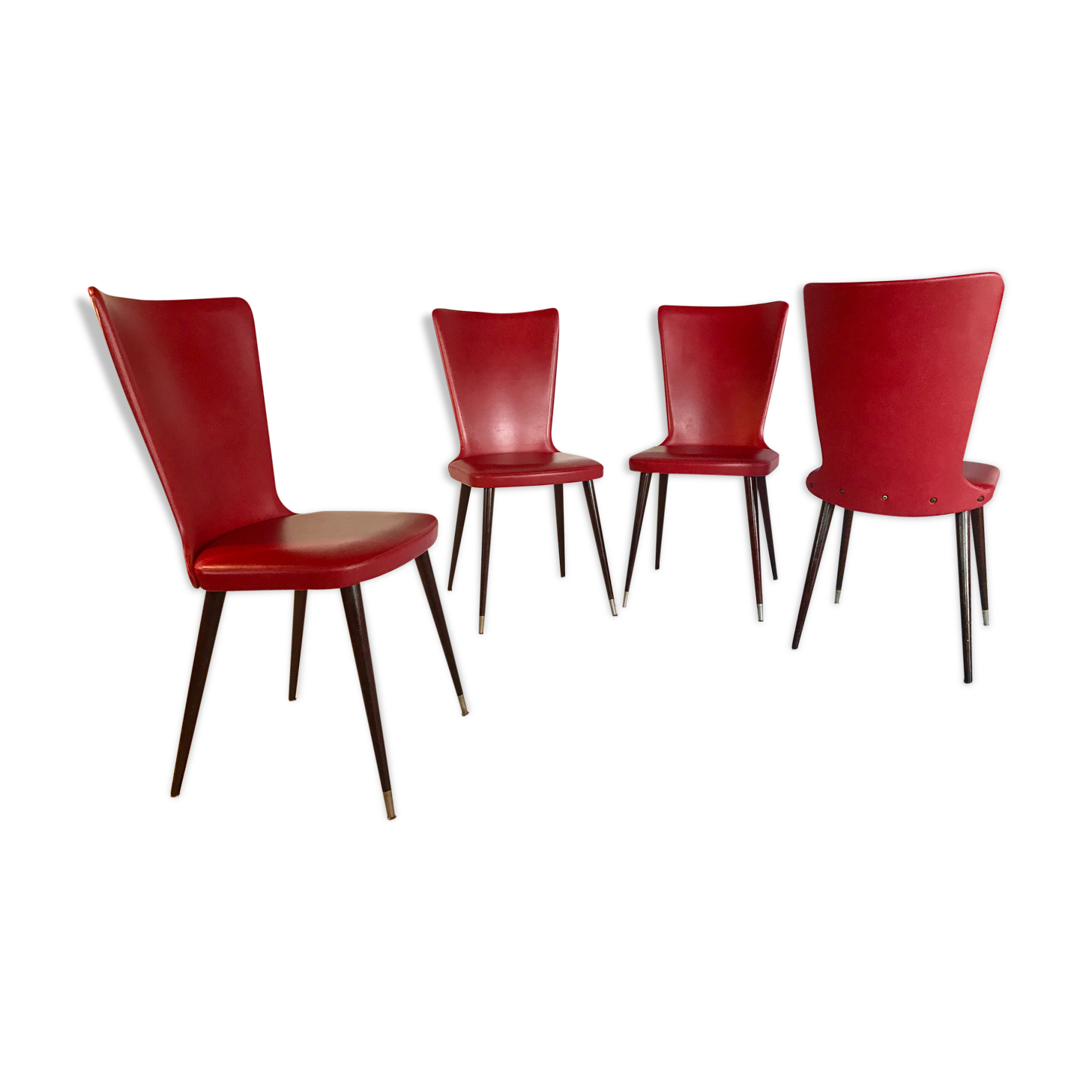 Set of 4 chairs baumann 1966