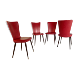 Set of 4 chairs baumann 1966