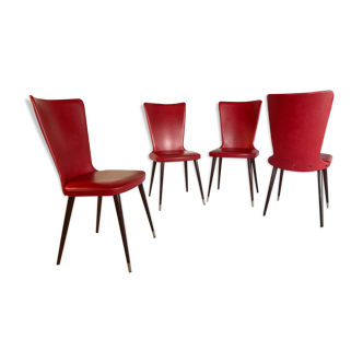 Set of 4 chairs baumann 1966