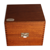 Boîte à fiches en bois