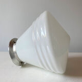 White opaline ceiling lamp