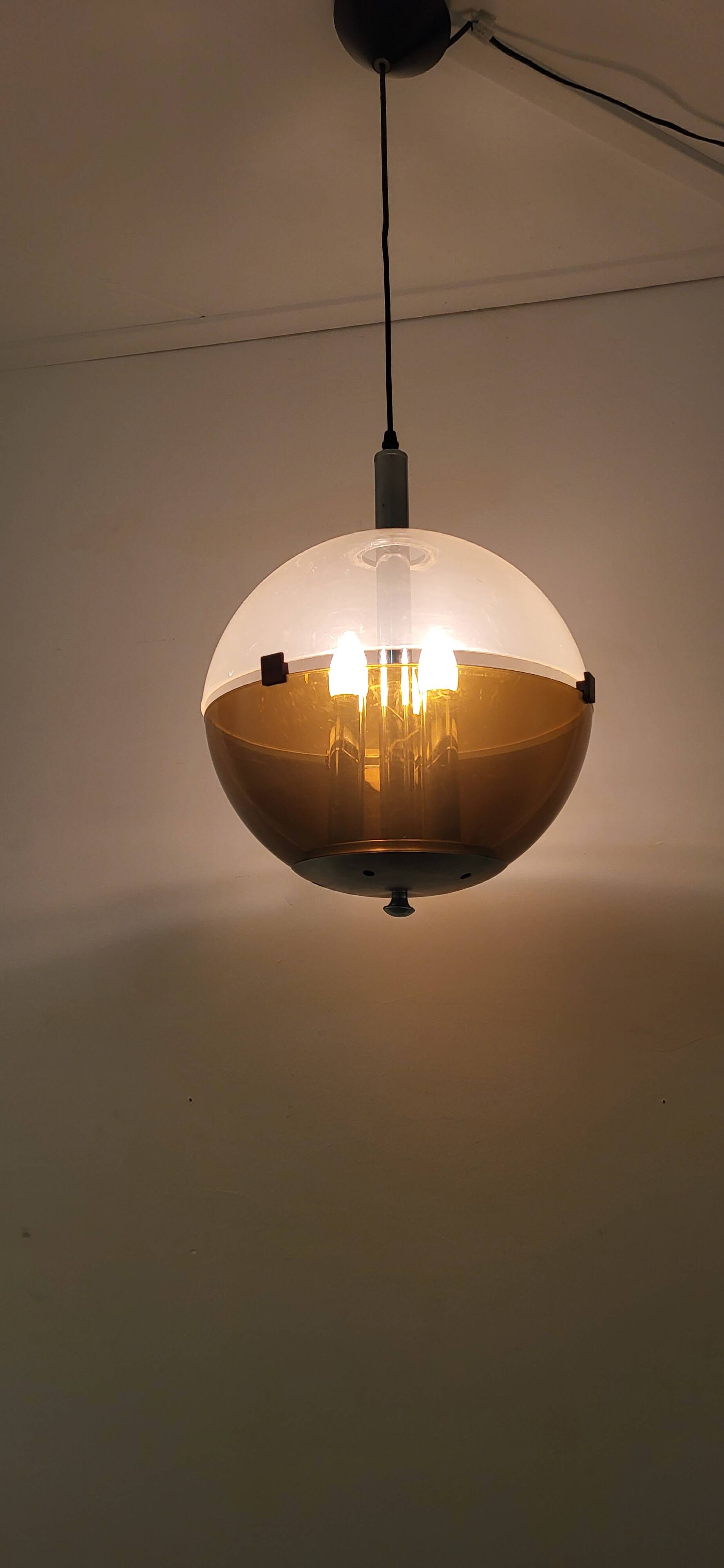 Space age ball pendant