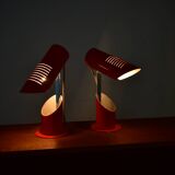 Space Age foldable table lamps from Szarvasi, 1960s