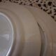 4 flat plates Badonviller Art Deco