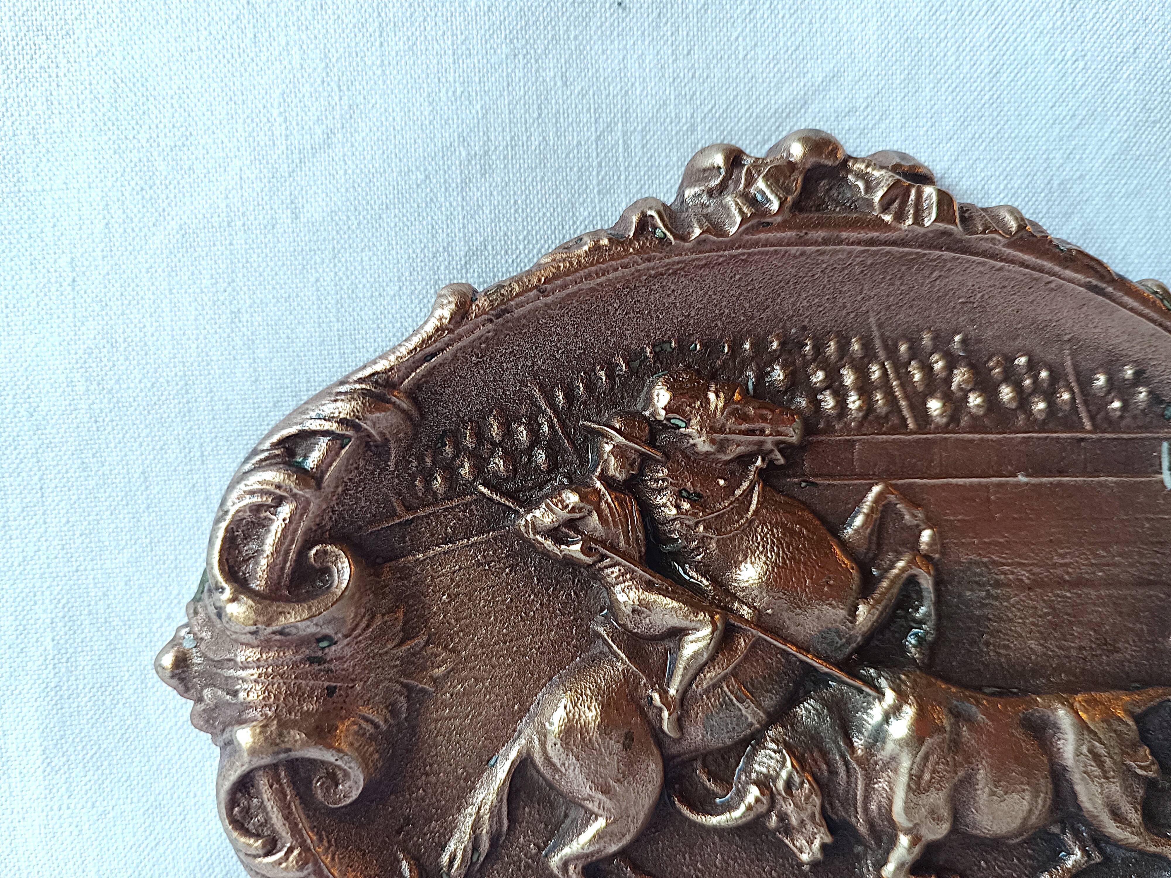 antique bronze ashtray bullfighting collection essential for smokers