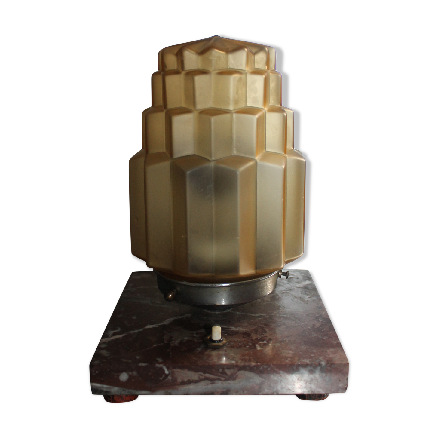 Skyscraper art deco lamp from the 1930s-1940s