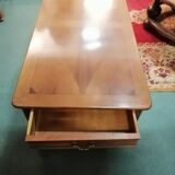 Living room table with two drawers