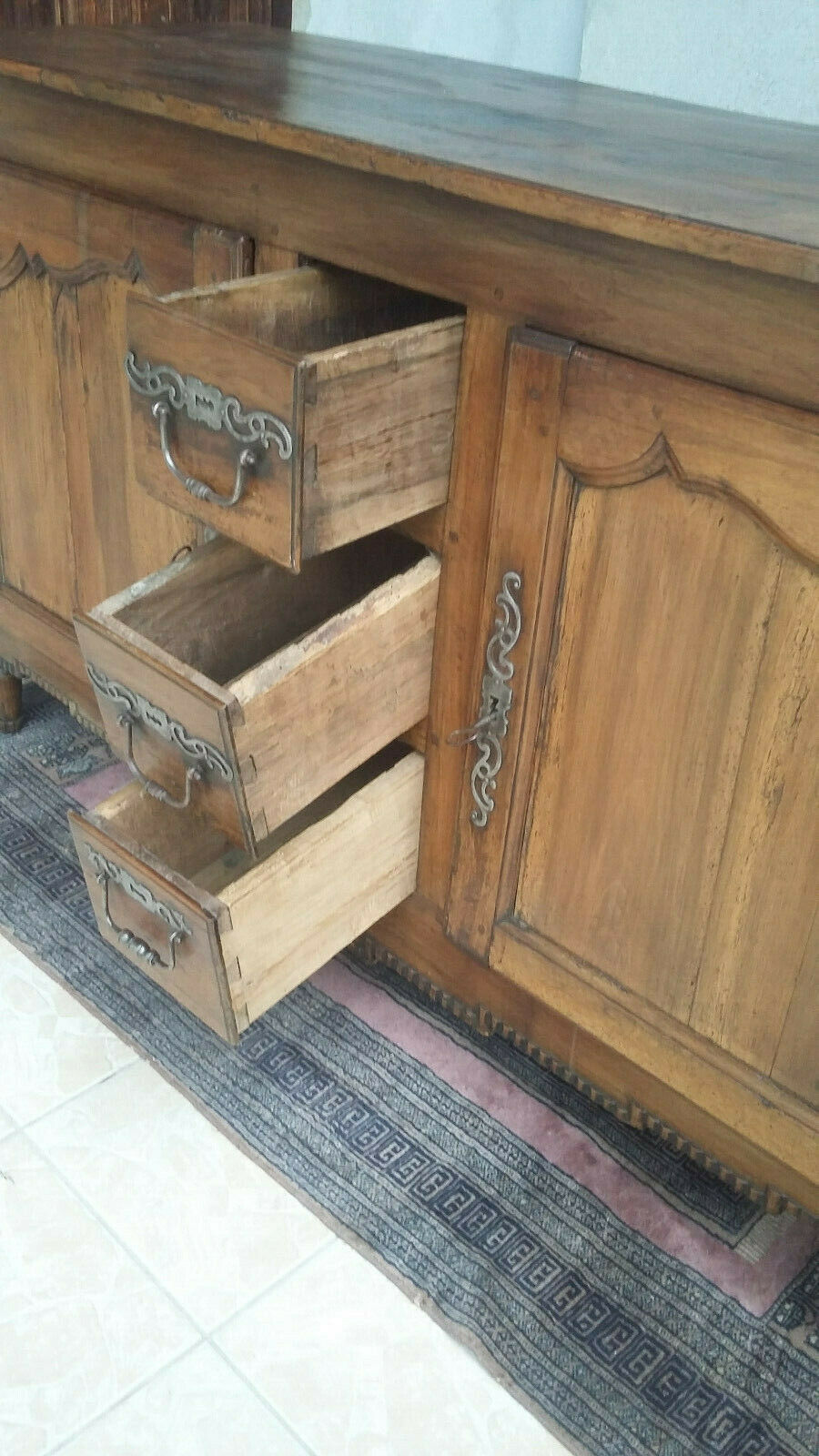 Louis XVI walnut sideboard