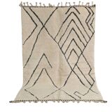 Tapis beni ouarin fait main traditionnelle taille 150 x 250 cm