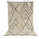 Traditional handmade beni ouarin rug size 150 x 250 cm