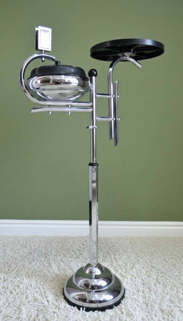 smoker's stand Art Deco by Demeyere