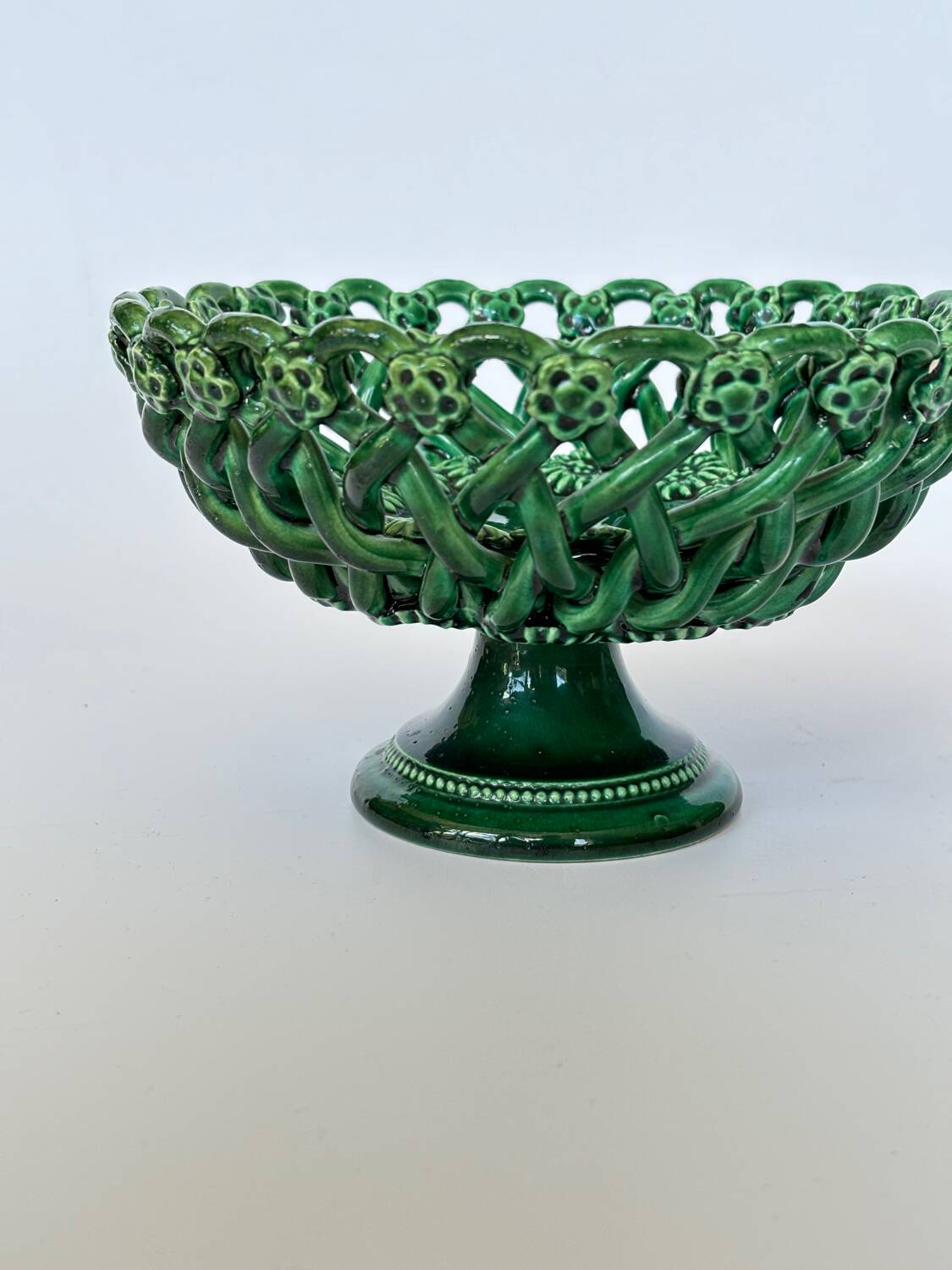 Pichon House woven ceramic basket