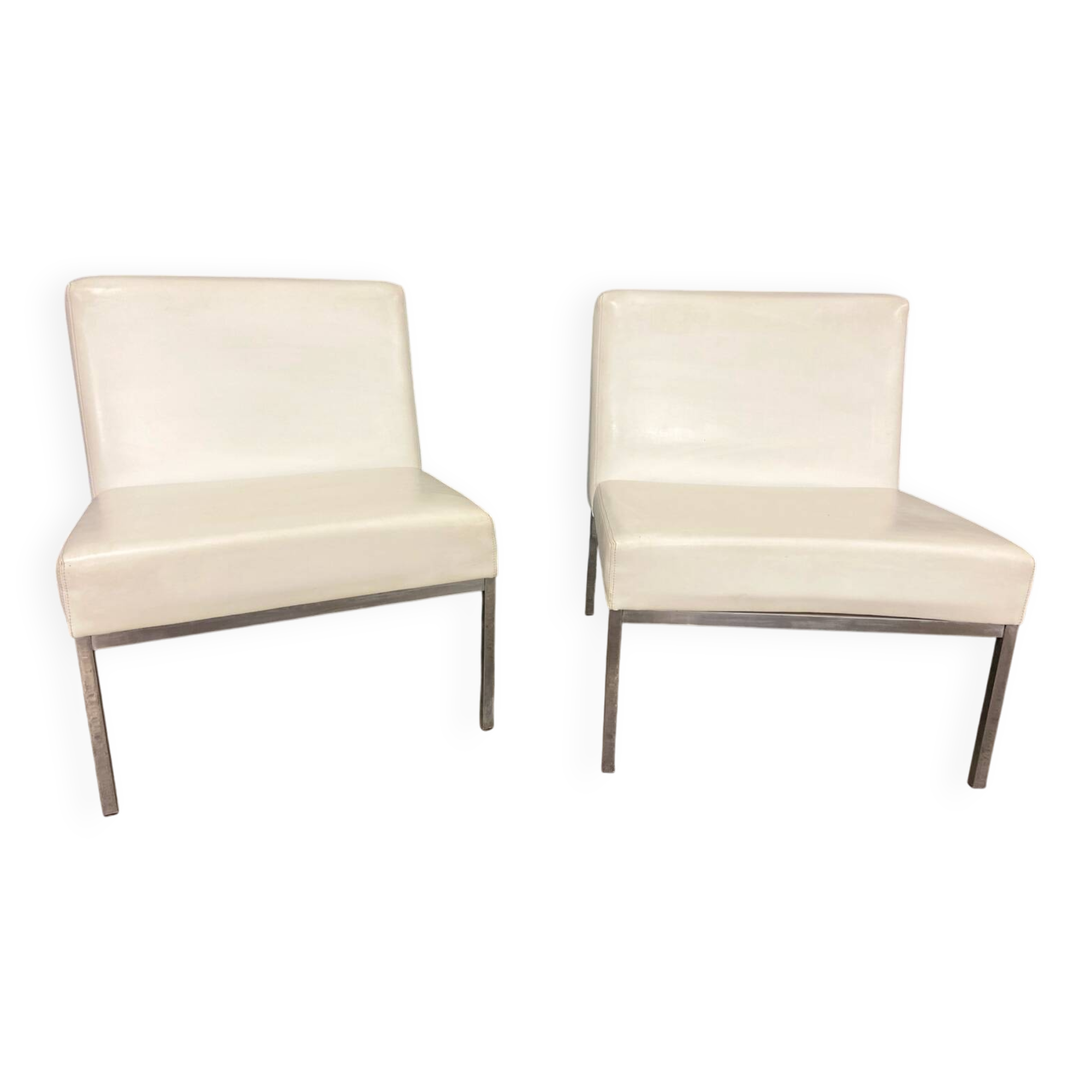 Pair of lounge chairs, circa 1970