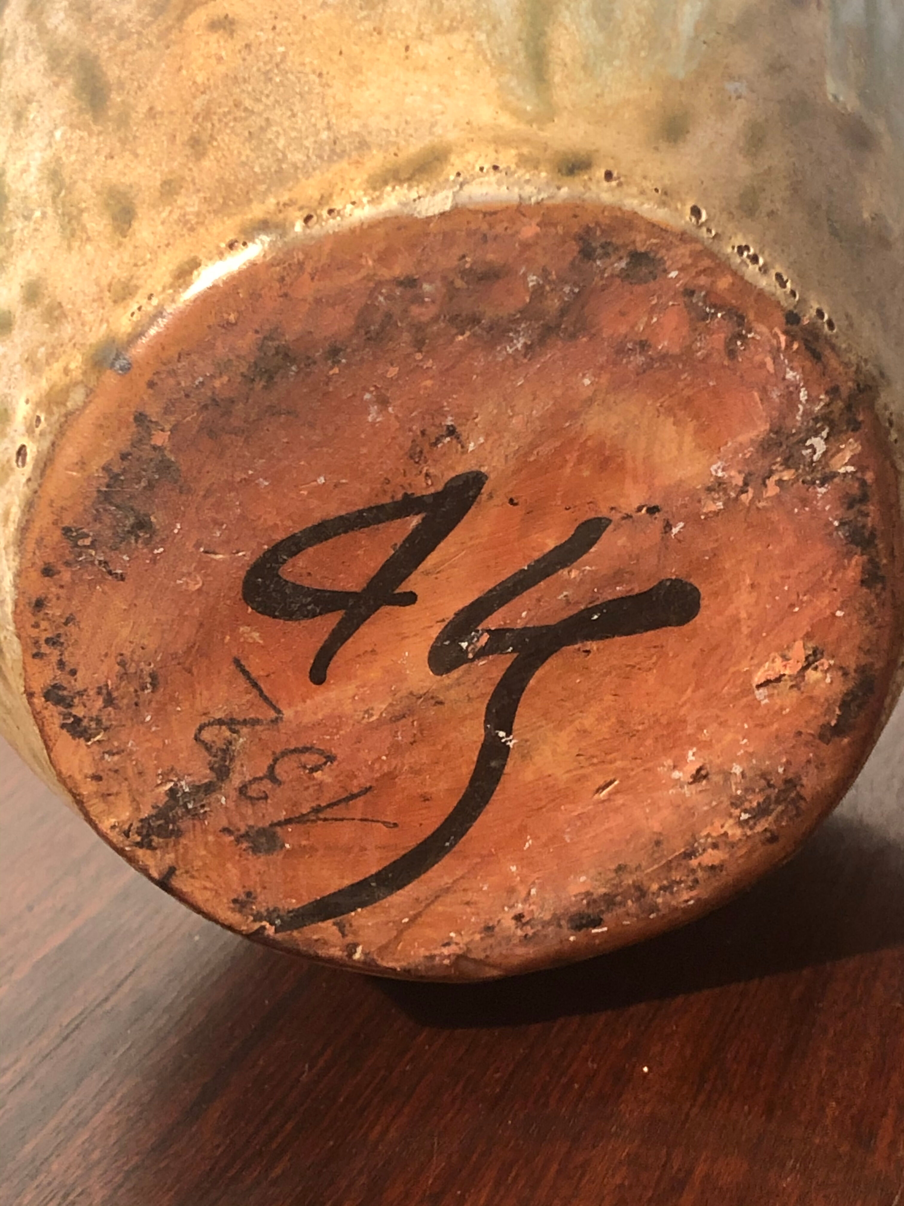 70s design ceramic pitcher