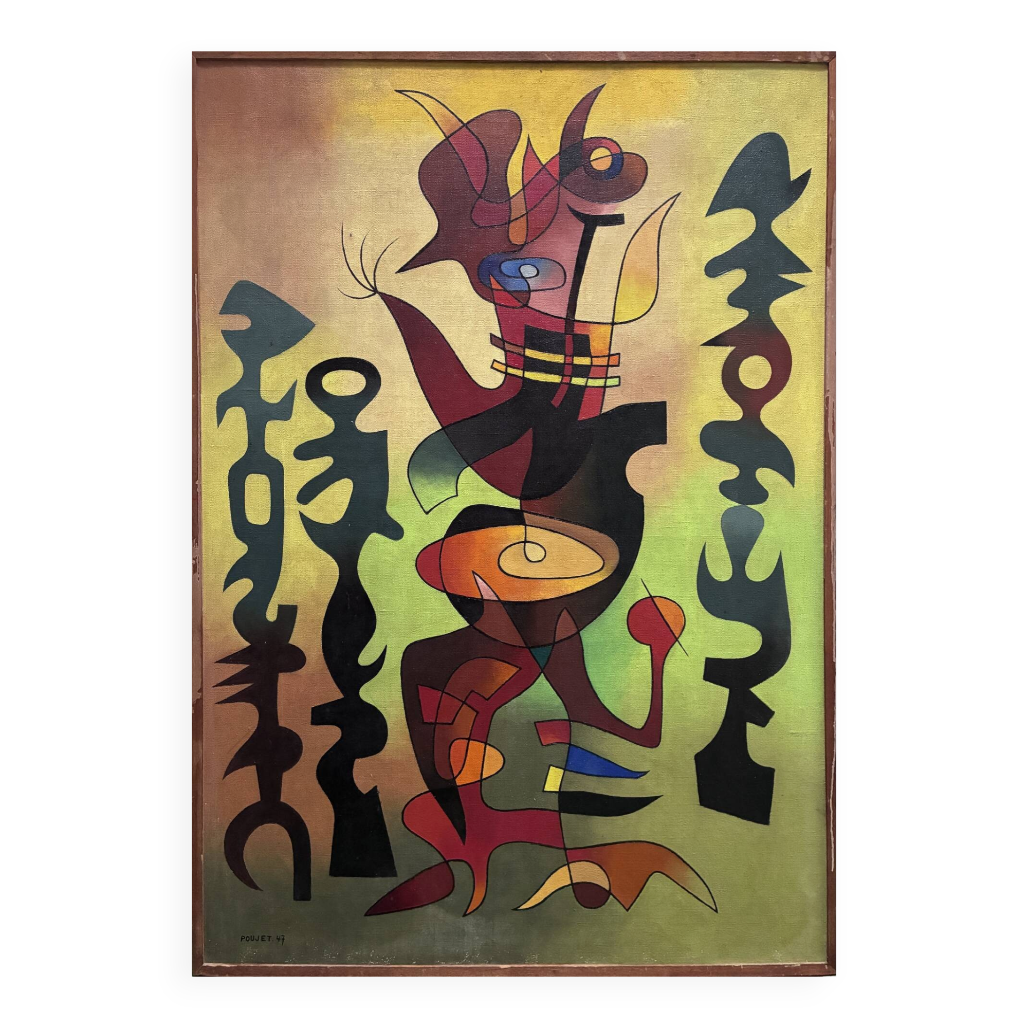 Abstraction André Poujet 1947