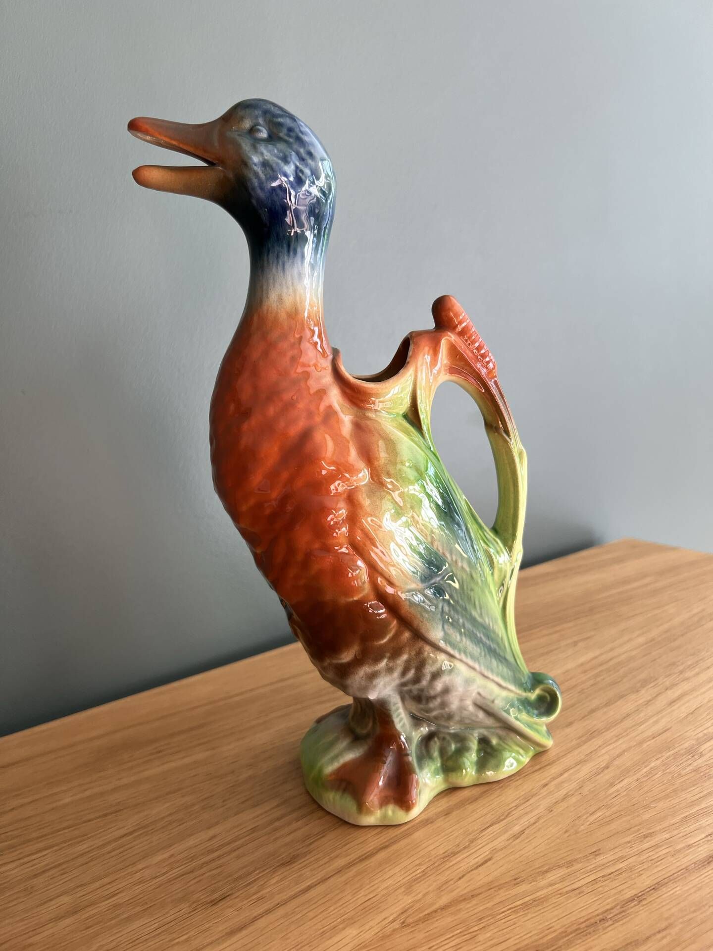 Broc / Pichet Canard colvert vintage Saint-Clément France (Modèle 749